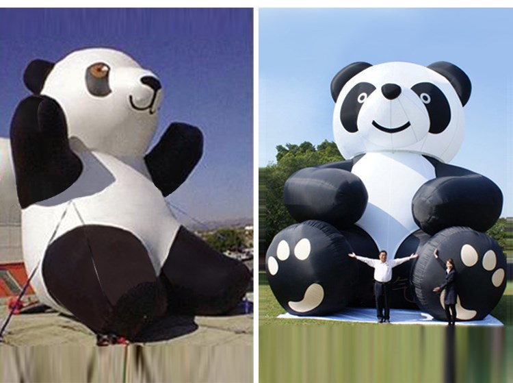 顺义充气熊猫展示